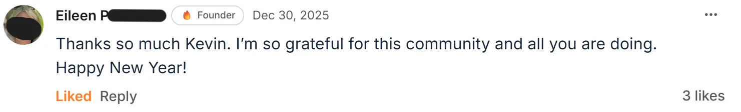 Eileen P. · original message, screenshot