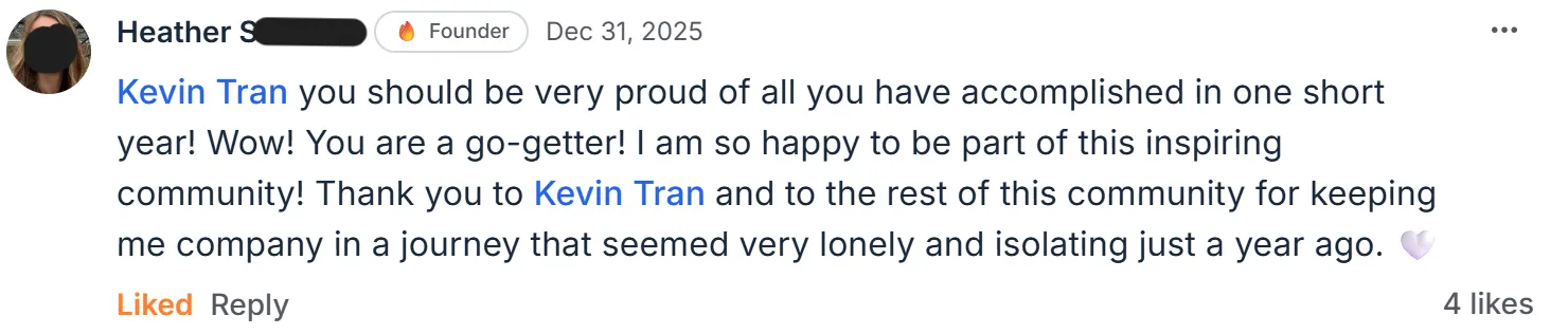 Heather S. · original message, screenshot