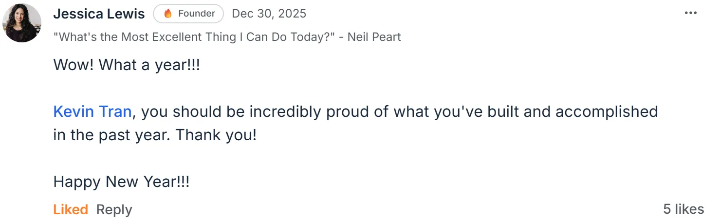 Jessica Lewis · original message, screenshot