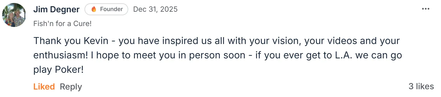Jim Degner · original message, screenshot