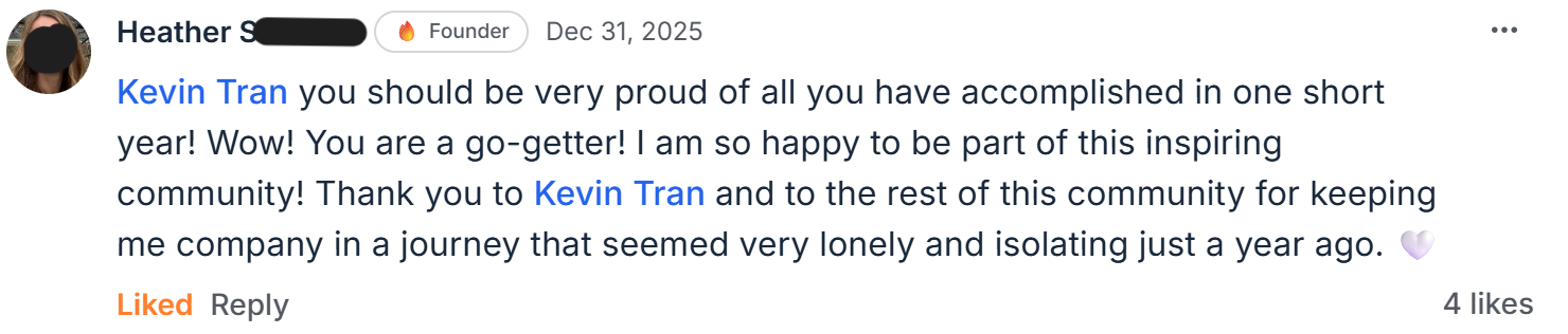 Testimonial from Heather S.